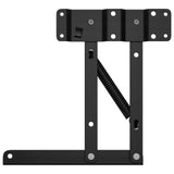 Meccanismo di Sollevamento per Letto 2 pcs Nero Ferro