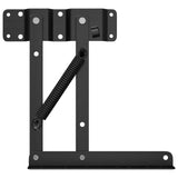 Meccanismo di Sollevamento per Letto 2 pcs Nero Ferro