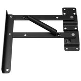 Meccanismo di Sollevamento per Letto 2 pcs Nero Ferro