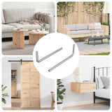 Chiave Esagonale 2 pcs Argento 32 x 86 mm Acciaio