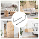 Chiave Esagonale 2 pcs Argento 32 x 86 mm Acciaio