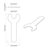 Chiave inglese 1593 pcs Argento 13 mm Ferro