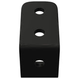 Ganci 2 pcs Nero M5 x 110 mm Ferro