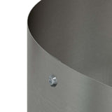 Vasi da giardino 5 pcs Argento 30 x 30 x 20 cm