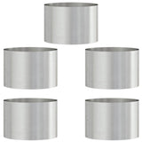 Vasi da giardino 5 pcs Argento 30 x 30 x 20 cm