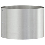 Vasi da giardino 5 pcs Argento 30 x 30 x 20 cm