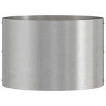 Vasi da giardino 5 pcs Argento 30 x 30 x 20 cm