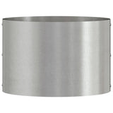 Vasi da giardino 5 pcs Argento 30 x 30 x 20 cm