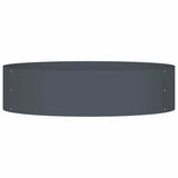 Vasi da giardino 5 pcs Antracite 80 x 80 x 20 cm Acciaio