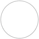 Anello per vaso Argento 80 x 80 x 20 cm Acciaio zincato