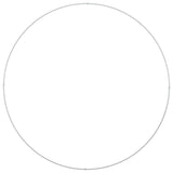 Anello per vaso Bianco 120 x 120 x 20 cm