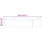 Anello per vaso Antracite 120 x 120 x 20 cm