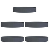 Anello per vaso 5 pcs Antracite 120 x 120 x 20 cm