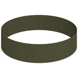 Vaso da giardino Verde oliva 90 x 90 x 20 cm