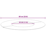 adatto per Anello d'Albero Piatto Argento 30 / 60 cm