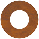 Anelli di Albero Piatto 5 pcs Marrone 30 / 60 cm acciaio corten