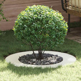 adatto per Anello d'Albero Piatto Bianco 50 / 80 cm Acciaio
