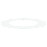 adatto per Anello d'Albero Piatto Bianco 50 / 80 cm Acciaio
