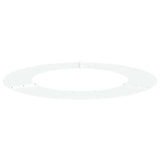 adatto per Anello d'Albero Piatto Bianco 50 / 80 cm Acciaio
