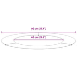adatto per Anello d'Albero Piatto Bianco 60 / 90 cm Acciaio