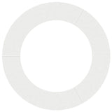 adatto per Anello d'Albero Piatto Bianco 60 / 90 cm Acciaio