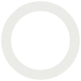 adatto per Anelli d'Albero Piatto 5 pcs Bianco 90 / 120 cm