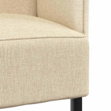 Divano alto 101cm Crema Tessuto