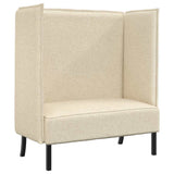Divano alto 101cm Crema Tessuto