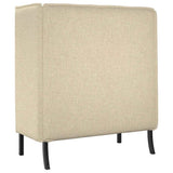 Divano alto 101cm Crema Tessuto