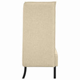 Divano alto 101cm Crema Tessuto