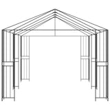 Struttura Gazebo 6 x 3 m Nero Acciaio