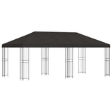 Gazebo con pareti laterali 6 x 3 m Antracite