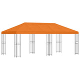 Gazebo con pareti laterali 6 x 3 m Arancione