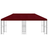 Gazebo con pareti laterali 6 x 3 m Borgogna
