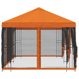 Gazebo con pareti laterali 6 x 3 m Arancione