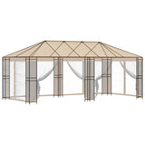 Struttura Gazebo 6 x 3 m Nero Acciaio