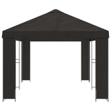 Gazebo da giardino 6 x 3 m Antracite Poliestere e Acciaio 190