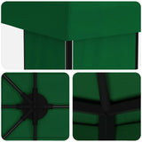 Gazebo da giardino 6 x 3 m Verde Poliestere e Acciaio 190