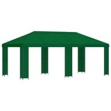 Gazebo da giardino 6 x 3 m Verde Poliestere e Acciaio 190