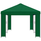 Gazebo da giardino 6 x 3 m Verde Poliestere e Acciaio 190