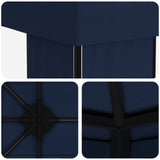 Gazebo da giardino 6 x 3 m Blu Poliestere e Acciaio 190
