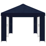 Gazebo da giardino 6 x 3 m Blu Poliestere e Acciaio 190