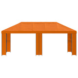 Gazebo da giardino 6 x 3 m Arancione Poliestere e Acciaio 190