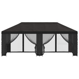 Gazebo con pareti laterali 6 x 3 m Antracite