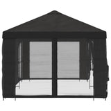 Gazebo con pareti laterali 6 x 3 m Antracite