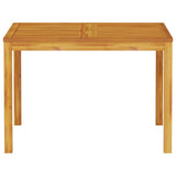 Set da Pranzo per Giardino 3 pcs Marrone