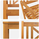 Set da Pranzo per Giardino 3 pcs Marrone