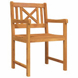 Set da Pranzo per Giardino 3 pcs Marrone