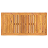 Set da Pranzo per Giardino 3 pcs Marrone