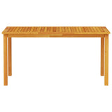Set da Pranzo per Giardino 7 pcs Marrone